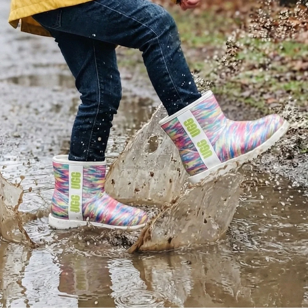 UGG Multicolor Kids Rain Boots